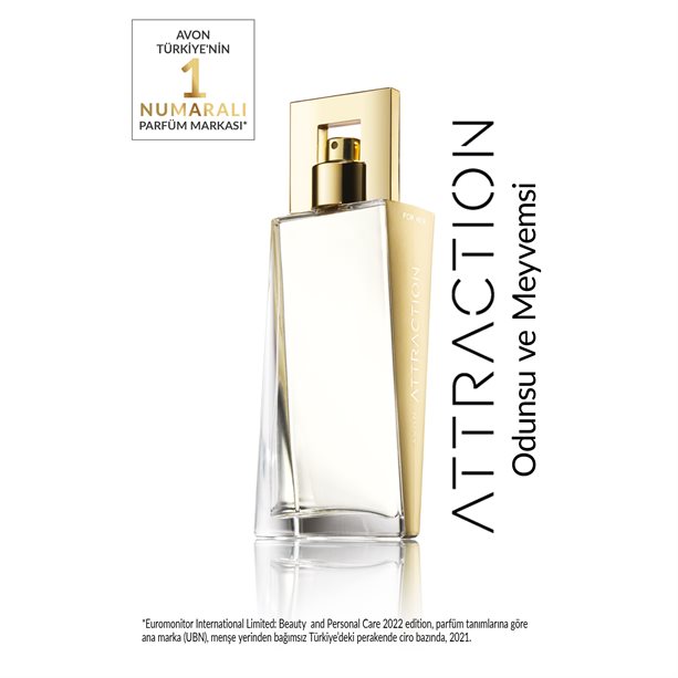 prod_1184490_1_613x613 Avon Attraction Kadın Parfüm Edp 50 Ml. - Görsel 1